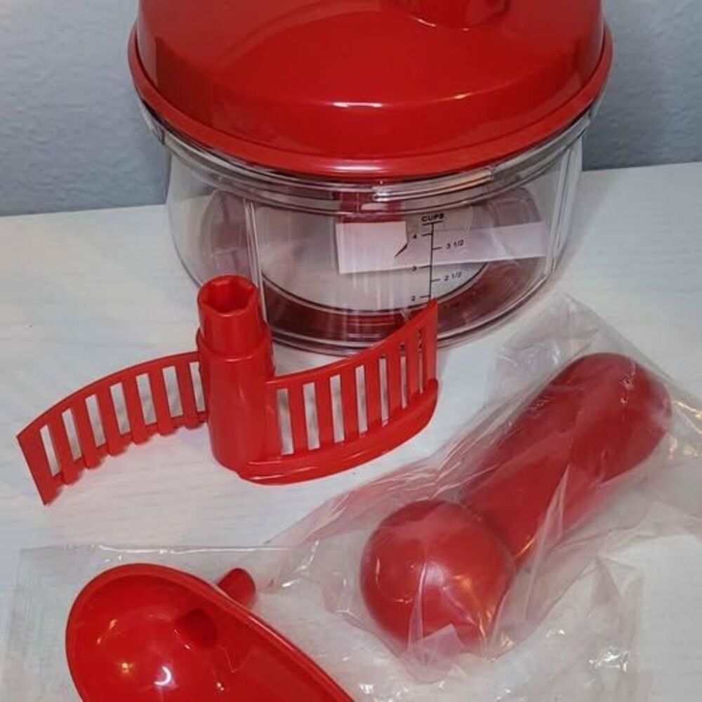 NEW Tupperware Quick Chef - Red - Picture 6 of 10